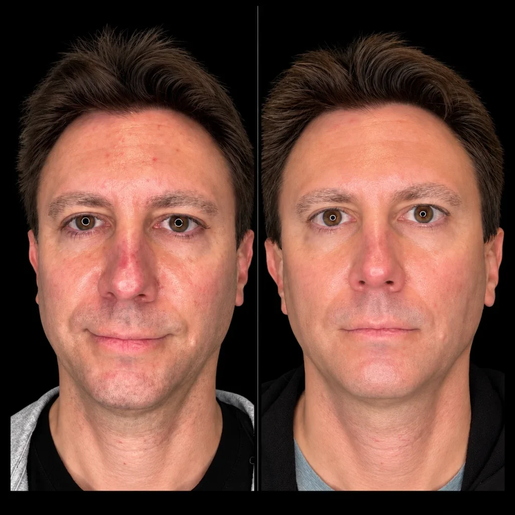 Lamprobe before and after, result 3, at Zen Aesthetics Spa in Morristown, NJ